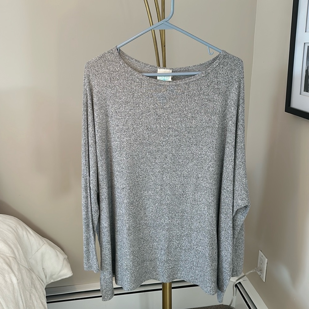 Gray sweater